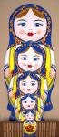Bookmark Matrioshka nest doll