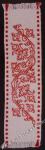 Bookmark Northern painting Pattern 1.Reverse side