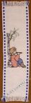 Bookmark Boy with a pipe. Reverse side