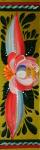 Bookmark Flower from distaff in Volkhov style. Pattern 1